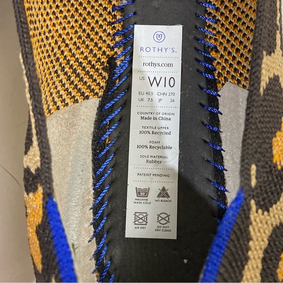 Rothy's Size 10 big cat the point flats - Picture 3 of 9